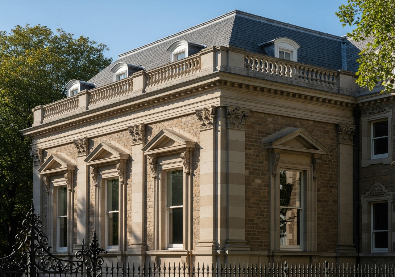 Historical building preservation project