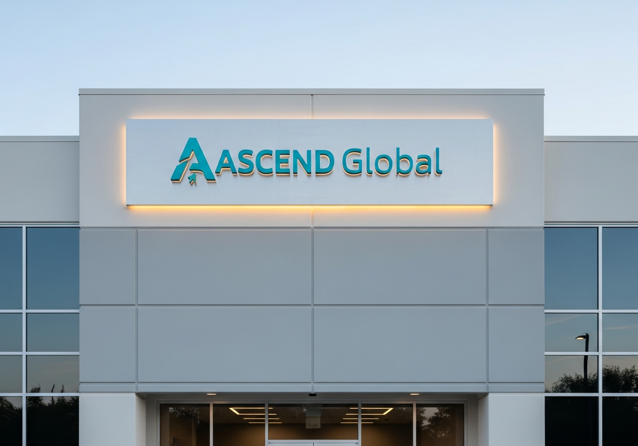 Corporate signage facade preparation