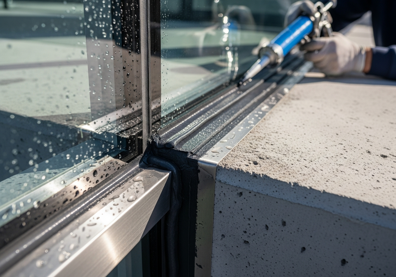 Commercial building envelope waterproofing