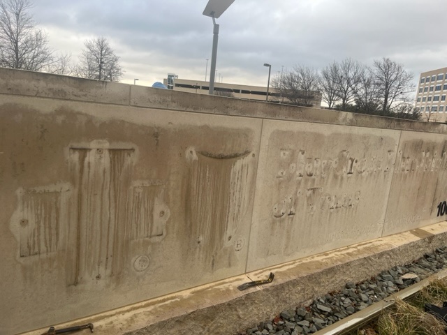Before — Precast Stone Monument Sign